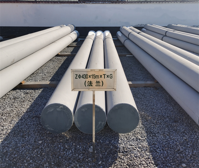 丹巴430×15米×T×G砼电力电杆